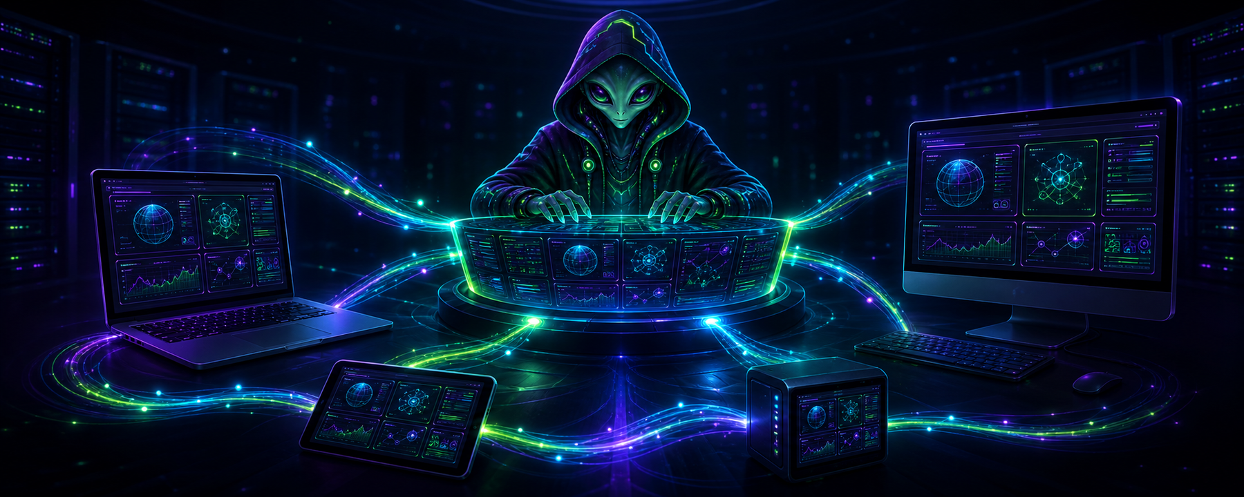 SuperTerm desktop available through standard SSH clients